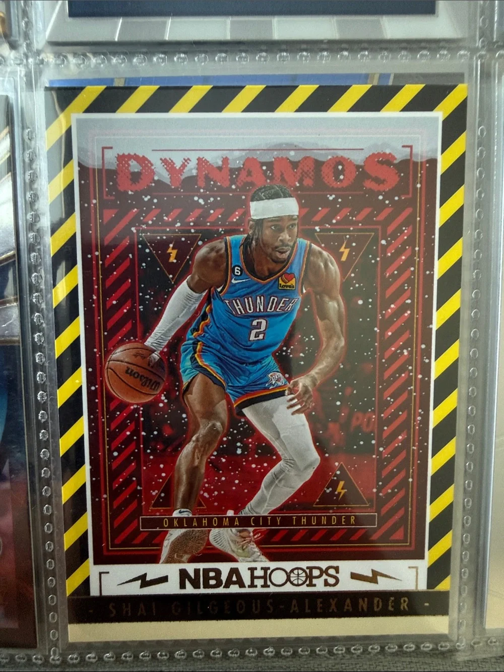 NBA Hoops Shai Gilgeous-Alexander Dynamos Red Trading Card